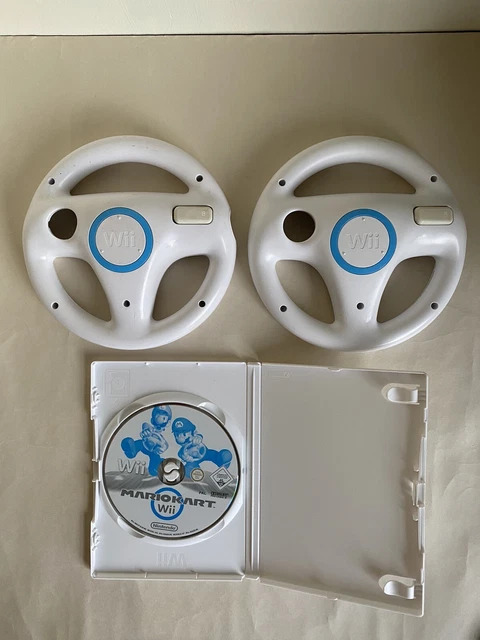 Nintendo Wii Mario Kart 1 gioco pacchetto 2 ruote