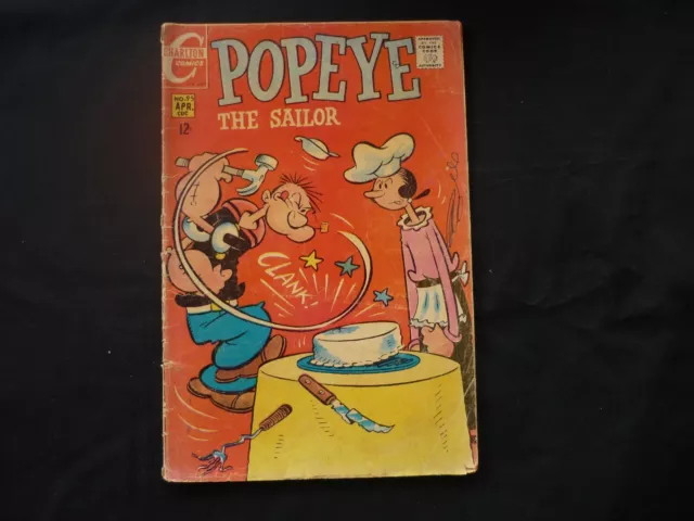 Popeye The Sailor 95  (b18) 1969 Good Grade Charlton