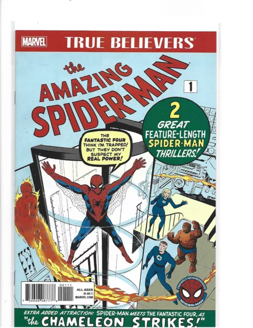 True Believers Amazing Spider-Man # 1 * Marvel Comics * 2017 * Near Mint