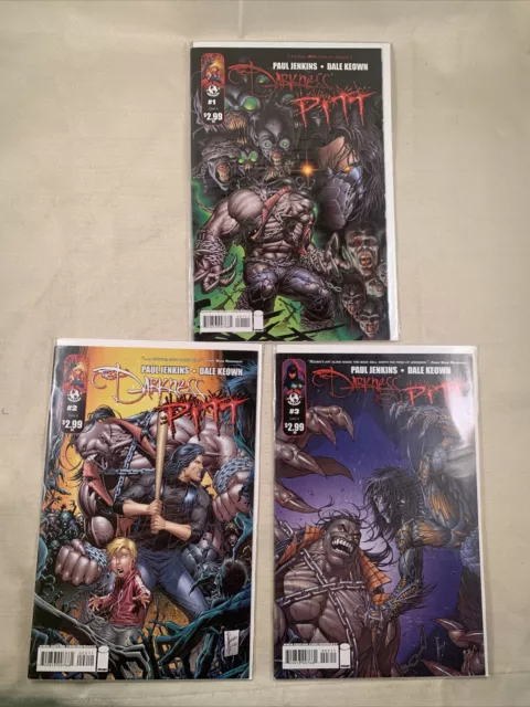 Top Cow Comics The Darkness Pitt Issue #1,2,3 Paul Jenkins Dale Keown