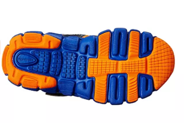 Stride Rite Kids Racer Light-Up Velocity Sneaker Navy/Orange (Toddler) YB48583 3