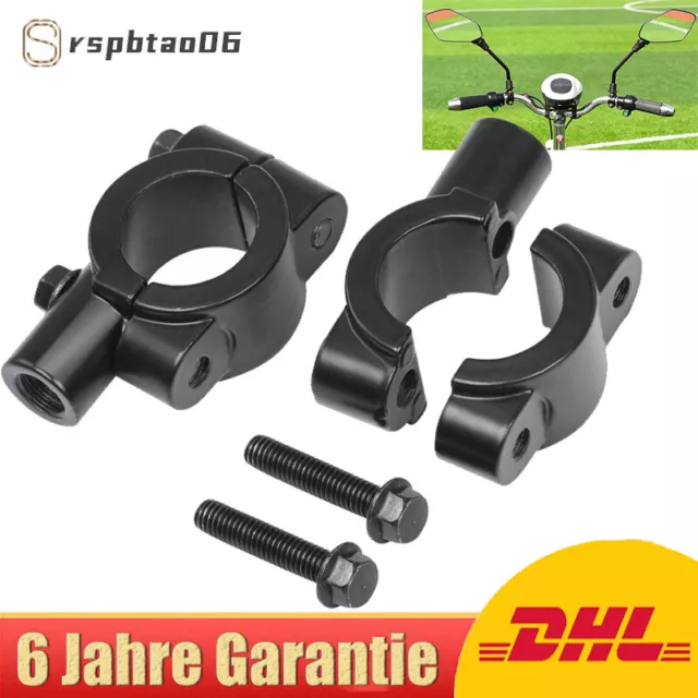 22mm Universal Motorrad Spiegel Halterung Lenker Spiegelhalterung Adapter Halter