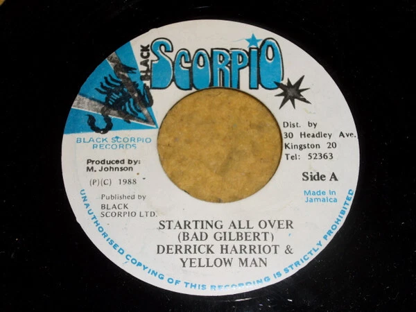STARTING OVER / Jamaica All Stars 7Inch EUR 156,62 - PicClick ES