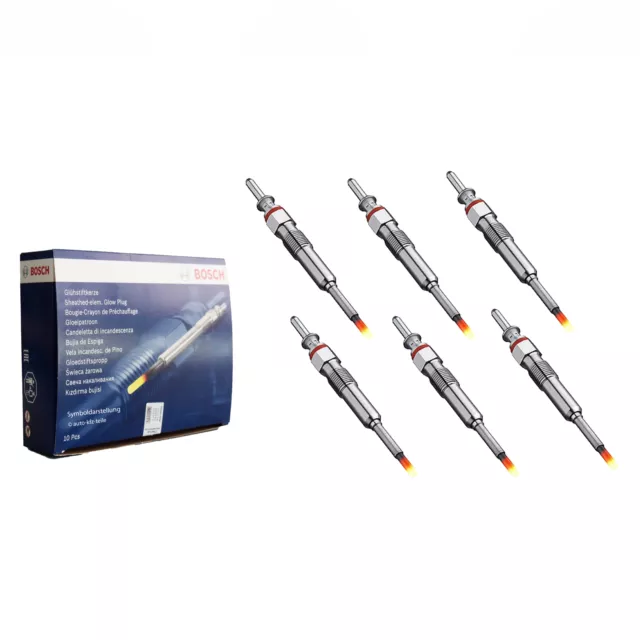 6x BOSCH Glühkerze 0 250 402 002 GLP070 BMW