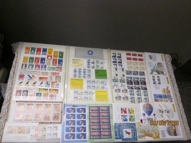 Briefmarken/ Markenhefte/ BRD ab 70 Jahre, 34 t, Posten & Lots, Postfrisch