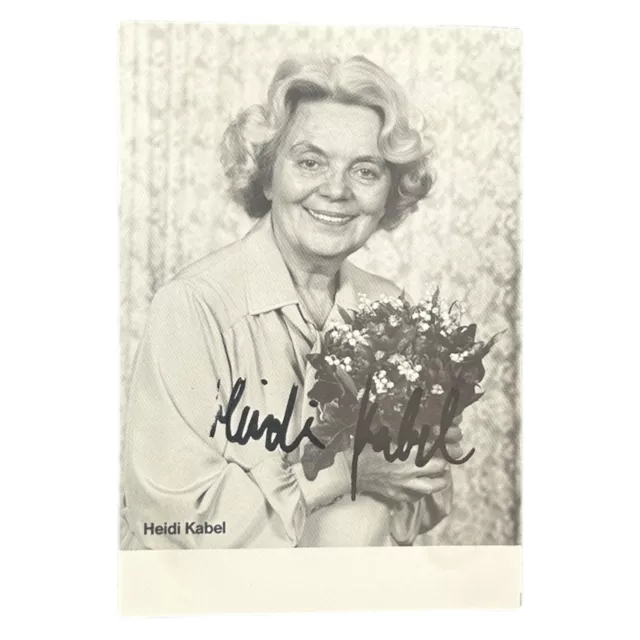 Heidi Kabel Deutsche Schauspielerin Original Autogrammkarte