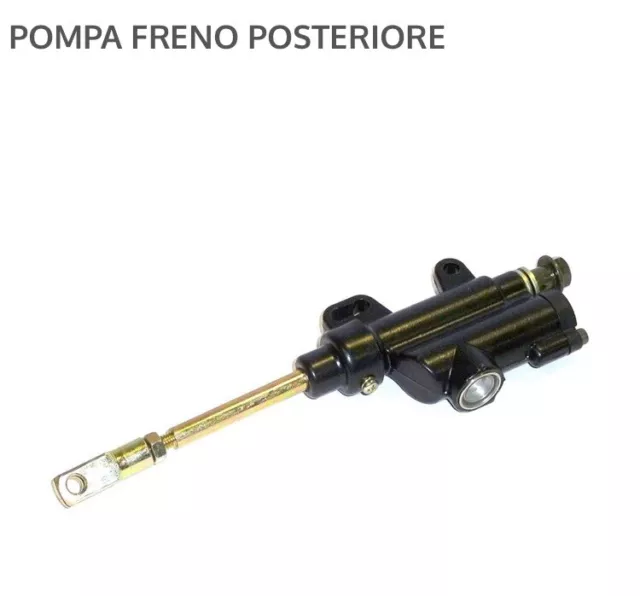 Pompa Freno Posteriore Pit Bike Quad Mini Gp Mini Cross Modello Lungo Standard