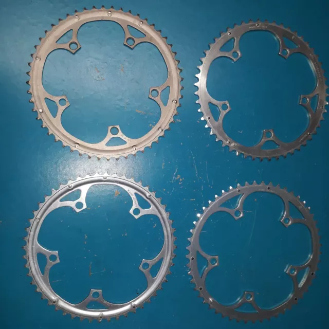 Lot de 4  plateaux CAMPAGNOLO BCD 135mm neufs  pour vélo de course vintage