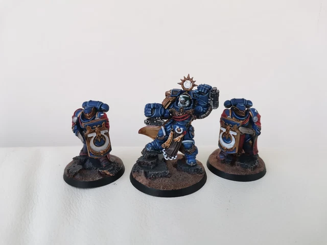 WARHAMMER 40K SPACE Marine UltraMarines Marneus Clagar Squad Lvl 4 Pro ...