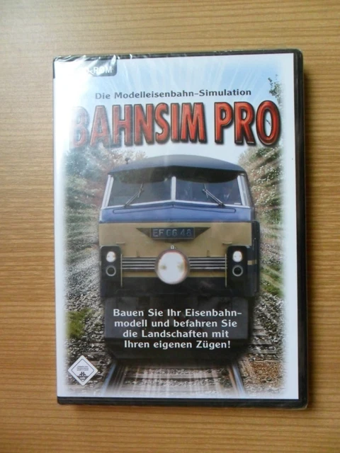 (PC) BAHNSIM PRO Die ModelleisenbahnSimulation NEUWARE! EUR 29