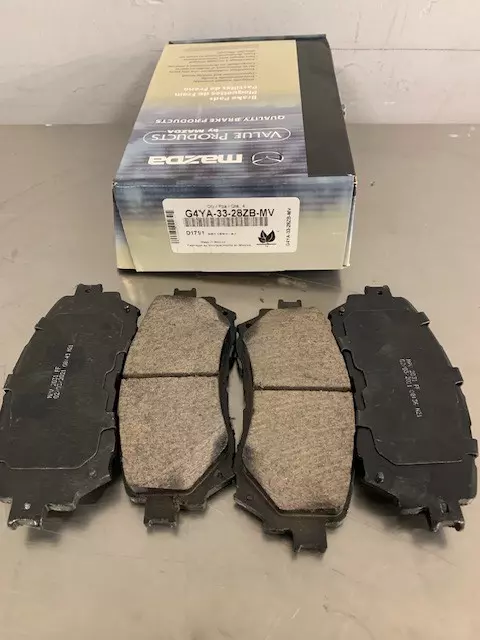 MAZDA Genuine OEM VPM BRAKE PAD SET (FRONT) G4YA-33-28ZB-MV