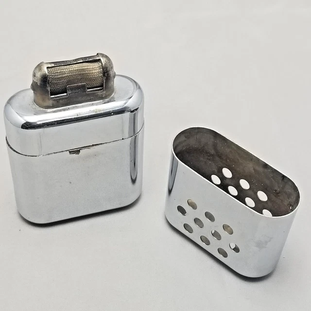 VINTAGE ALADDIN LABS JON-E GI Chrome Plated Giant Size Hand Warmer