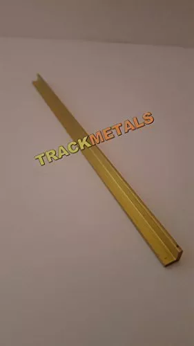 Brass Angle   1/2  x 1/2  x 1/16 x  1 metre Long