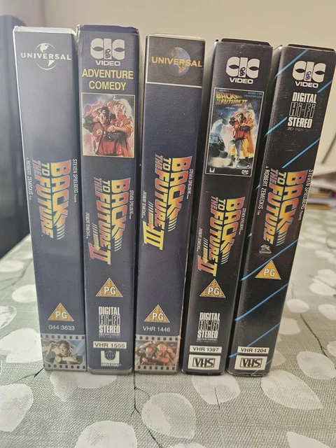 BACK TO THE Future VHS Trilogy Set of 3 Plus 2 Extra £13.20 - PicClick UK
