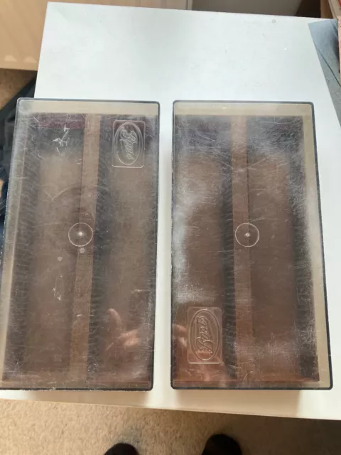 2 x Vintage Boots 35mm Slide Storage Box / Case for 100 Slides
