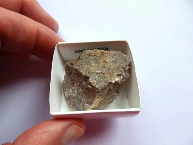 Minerales " Fantastico Y Raro Mineral De Andalucita De Segovia  -  3A21 "