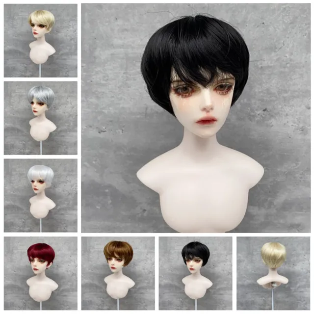 BJD Dolls Short Hair Wigs for 1/3 1/4 1/6 BJD Doll Male / Female Hair Wig Short
