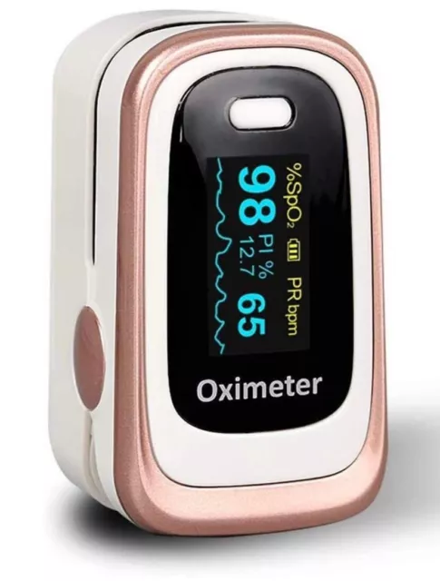 Pulse Oximeter Fingertip Blood Oxygen Saturation (SpO2),  *FDA And CE Approved*