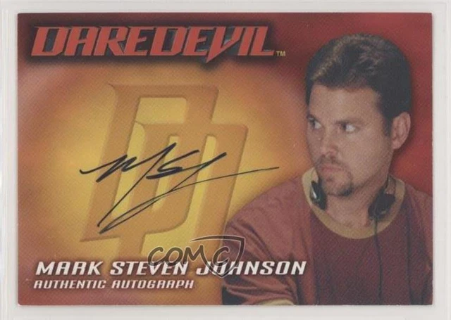 2003 Topps Daredevil Auto Mark Steven Johnson (Writer/Director) Auto 7ut
