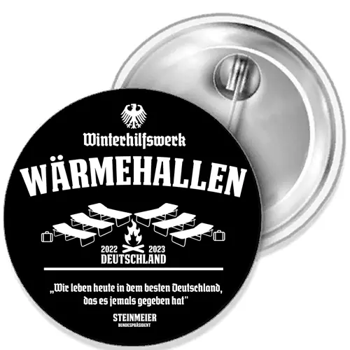 Winterhilfswerk Wärmehal Button Anstecker Pin div. Größen Auto-Magnet Aufnäher