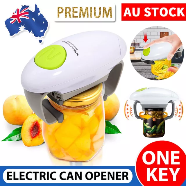 Electric Can Opener One Touch Kitchen Gadget Jar Opener Bottle Opener Easy Home