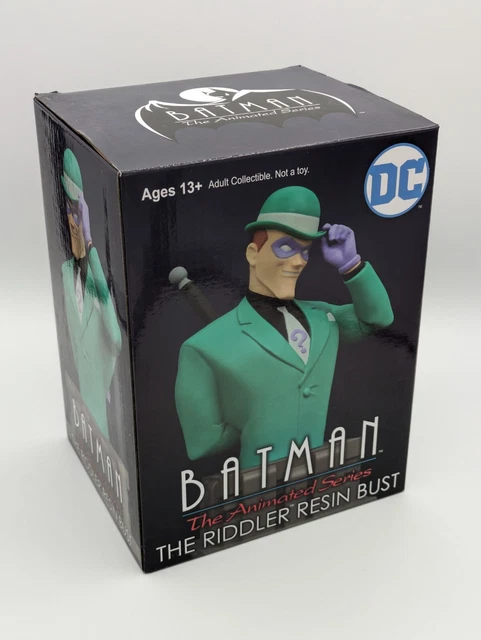 Batman Riddler Diamond DIAMOND SELECT; BATMAN The Animated Series - THE RIDDLER Bust #479 $97. ...