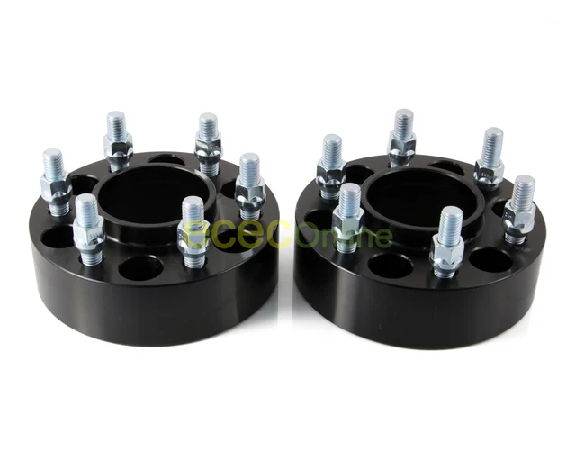 2pc 1.5" Hubcentric 6x135 to 6x135 Wheel Spacers - 87.1mm bore - 14x2 Studs Nuts