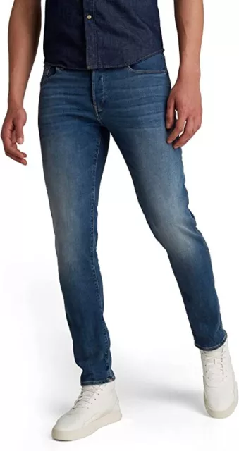 G-STAR RAW Herren 3301 Slim Jeans Jeanshose Männer Denim