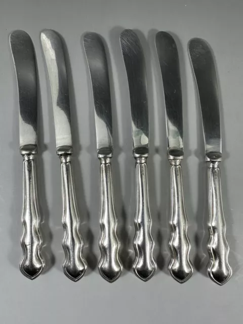 Sheffield Silver cake / tea knives - WS Savage and company of Sheffield