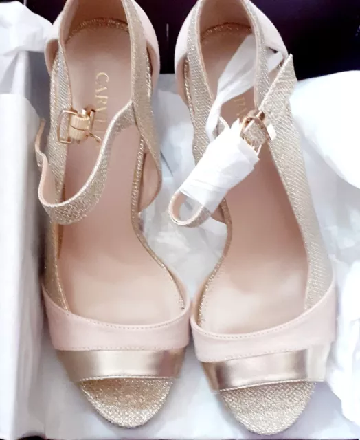 Nude sandals online size 5