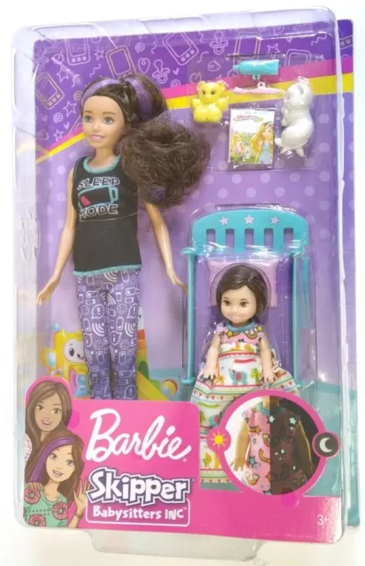 Barbie Babysitters Inc Skipper Doll Bedtime Playset Mattel GHV88