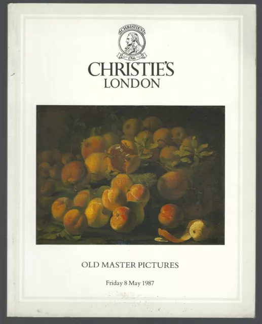 Auktionskatalog Old Masters Pictures CHRISTIE'S London May 1987