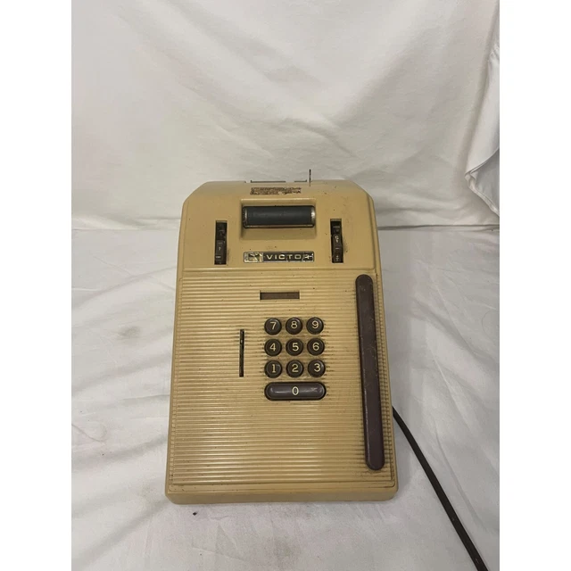 Vintage Victor 78254 10 Key Adding Machine