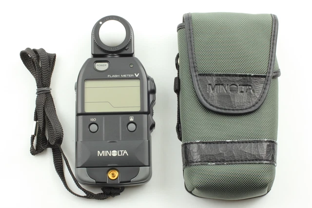 【Almost MINT in CASE】 Minolta Flash Meter V Light Meter From JAPAN