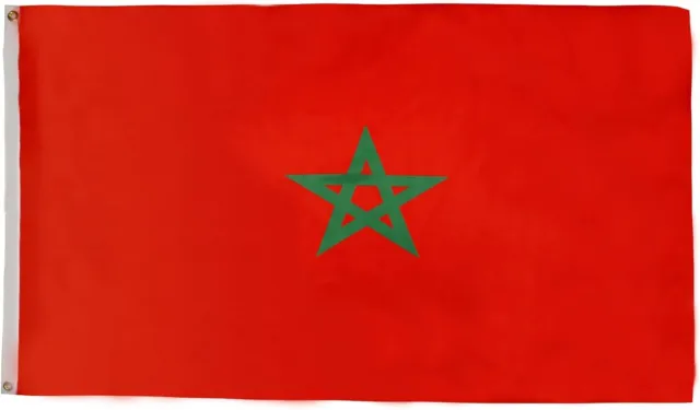 Drapeau Maroc 150x90cm - Drapeau marocain 90 x 150 cm Polyester léger