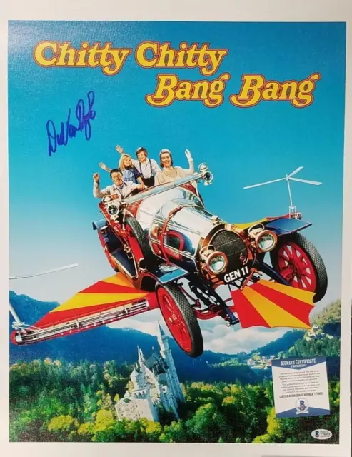 Dick Van Dyke signed Chitty Chitty Bang Bang 16x20 Canvas Photo Poster ~ BAS COA