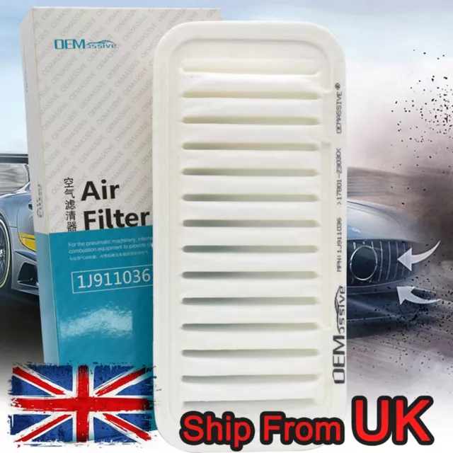 UK For Toyota Yaris Aygo Daihatsu Sirion 1.0 1.3L Engine Air Filter 17801-0J020