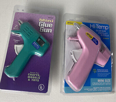 Lote de 2 mini pistolas de pegamento tecnología publicitaria GLU 301 nuevas palas de pegamento enchufables que faltan en 1