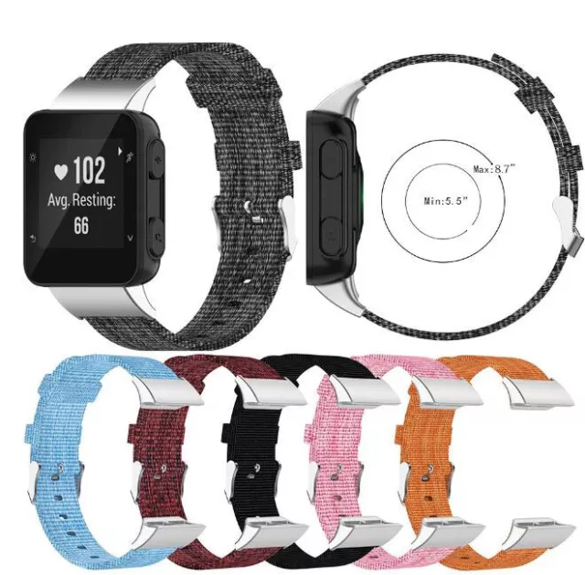 Per Garmin Forerunner 45 Cinturino Ricambio Band Nylon Orologio 25mm Taglia