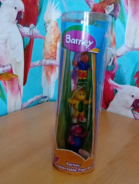 RARE NEW BARNEY Dinosaur 3 Collectable Figures Riff BJ plastic 2007 £19 ...