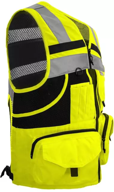 3M Reflective Stripes Safety Vest Workwear For Men And Women Hi-Vis Vest 2