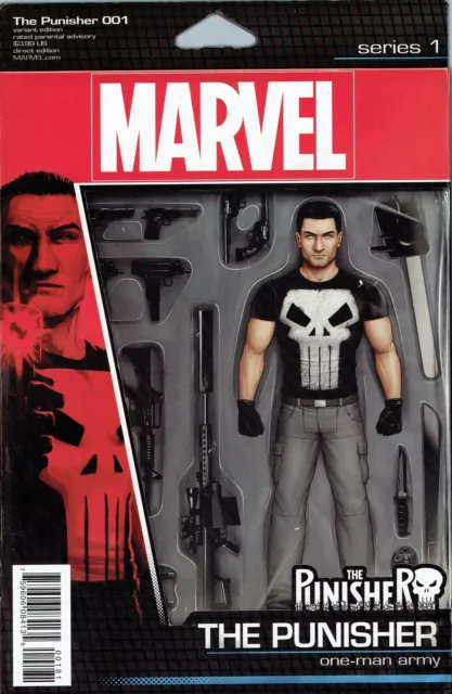 Punisher #1 Christopher Action Figure Cover Comic Book