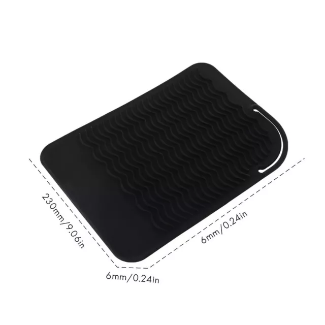 Tapis De Sécurité En Silicone Résistant À La Chaleur Pour Lisseur À Cheveux 2