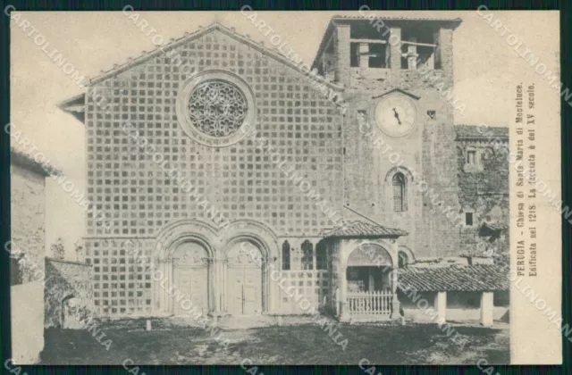 Perugia Città Chiesa di Santa Maria di Monteluce cartolina RB9858