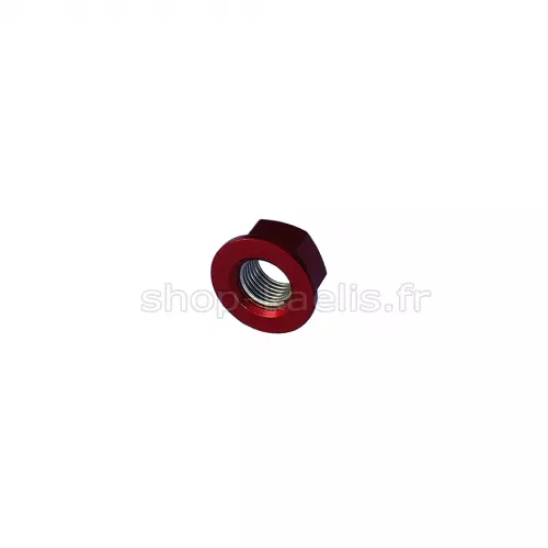 Ecrou PRO-BOLT axe de roue (diamètre 10mm ou 12mm) - Rouge anodisé - 10mm 3