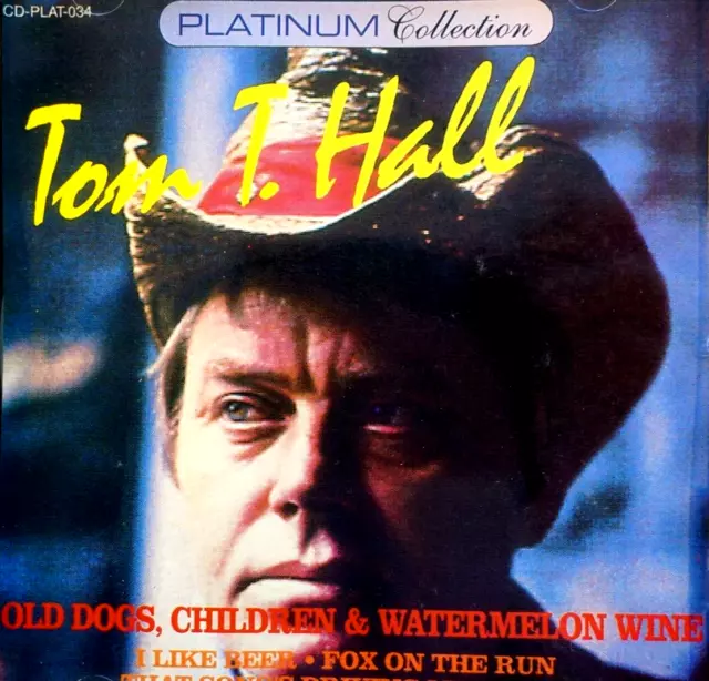 Tom T. Hall - Old Dogs, Children & Watermelon Wine - CD, VG