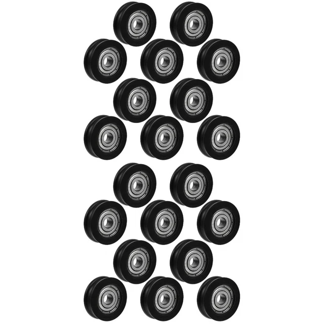 200cm/6,6FT Binario Per Porta Scorrevole Kit Scorrevole Per Porta Della Stalla Per Doppia Porta Carico 150kg - Foto 4