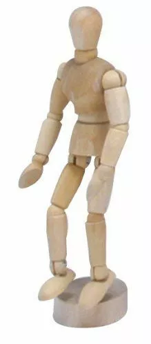 Maniquí de madera Jakar Artists con extremidades móviles maniquí humano