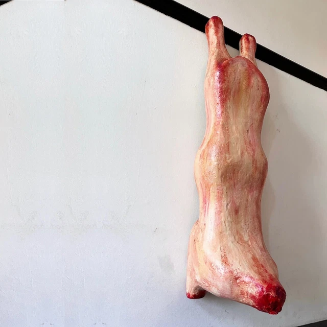 LARGE prop meat Lamb Carcass - butchers Halloween, handmade Hanging