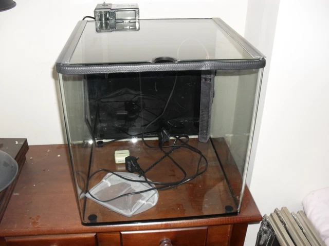 aqua one fish tank, fluval filter, fluval heater